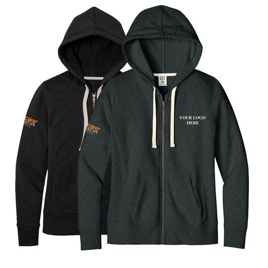 Ladies District Re-Fleece Full-Zip Hoodie