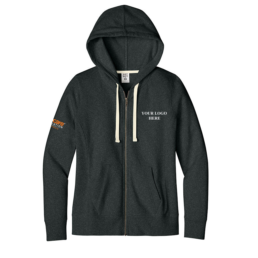 Ladies District Re-Fleece Full-Zip Hoodie