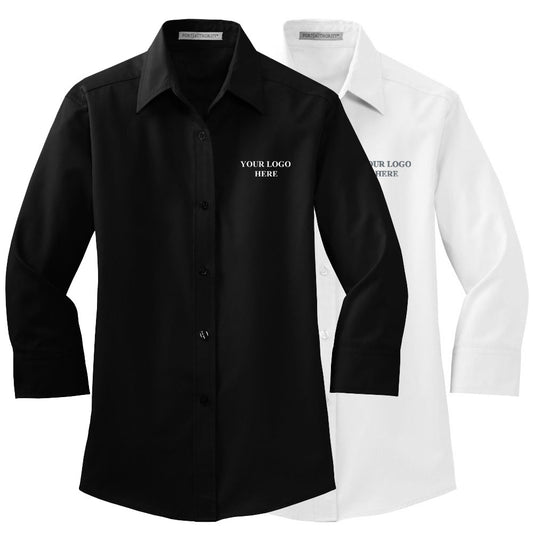 Port Authority Ladies' Easy Care 3/4 Sleeve Shirt