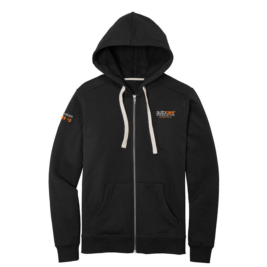 Mens District Re-Fleece Full-Zip Hoodie