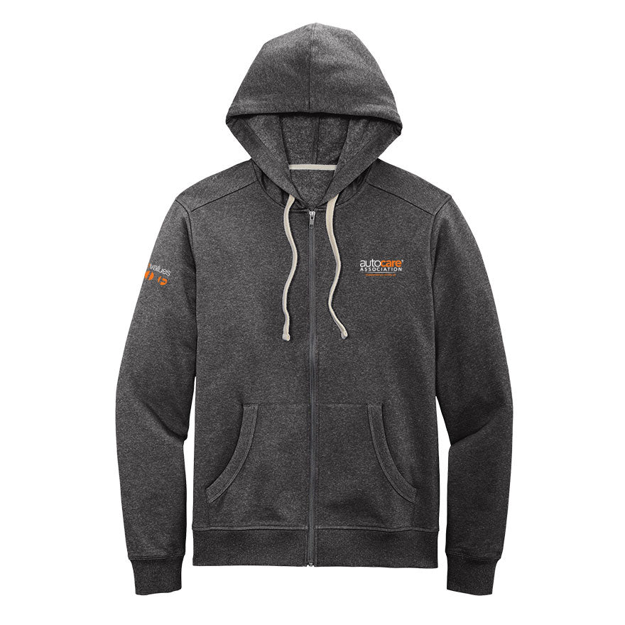 Mens District Re-Fleece Full-Zip Hoodie