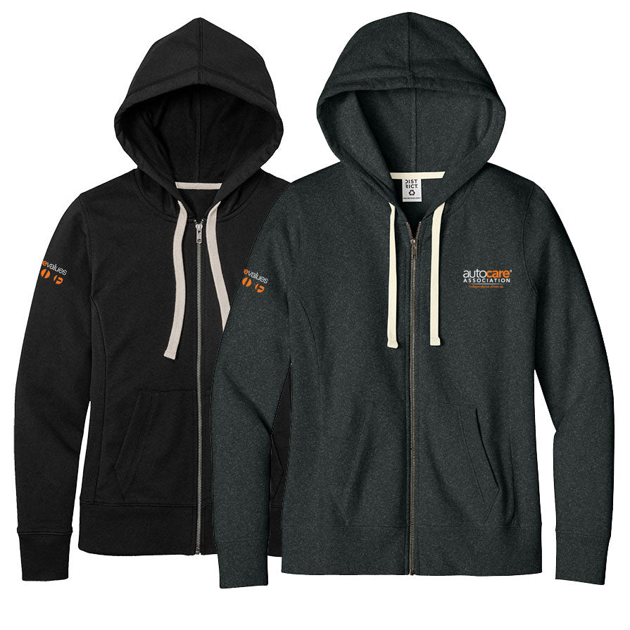 Ladies District Re-Fleece Full-Zip Hoodie