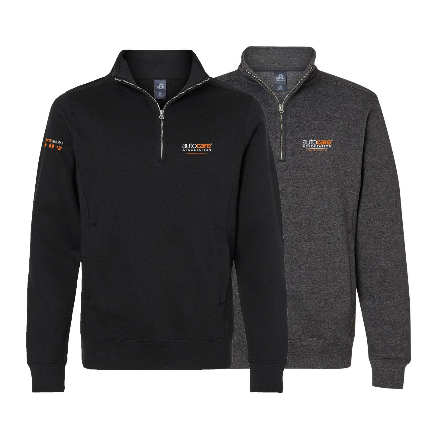 J. America Unisex Heavyweight Quarter-Zip Sweatshirt